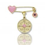 Gold plated silver 925° charm for kids  (code L2404)